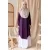 Fateeha Blouse - Eggplant